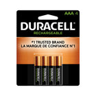 Duracell AAA Rechargeable Batteries - 4 Pack- LONG-LASTING POWER BETWEEN CHARGES - The Duracell Rechargeable Triple A battery is designed for use in devices like video game controllers, wireless electronics, baby monitors, and more