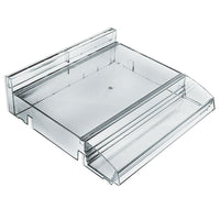 Azar Displays Modular Adjustable Plastic Cosmetic Tray with Tester Tray, 2 Pack (225840)-Made from plastic