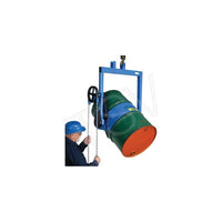 Morse Drum Lifters - Geared Tilted, Frame Material Steel (185A-GR)-Drum Capacity: 55 US gal. (45 Imperial Gal.)