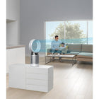 Dyson Pure Cool HEPA Air Purifier and Fan Desk, White-Night mode, Sleep timer, Quick & easy filter changing, Remote control.