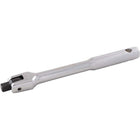 Gray Tools 1/4" Drive Flex Handle, Chrome Finish, 5-1/2" Long-Drive Size: 1/4"