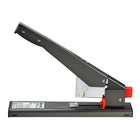 Stanley Bostitch Antimicrobial Extra-Heavy-Duty Stapler - 215-Sheet Capacity-Adjustable paper stop with imperial and metric rulers to ensure accuracy