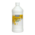 Little Masters Non-toxic 32 oz. Tempera Paint, White, 6 Pack-Non-toxic tempera paint for different art projects