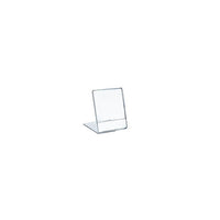 Azar Displays Vertical L-Shape Sign Holder, 3.5"W x 5.5"H, 10 Pack (112758)-Sign holder