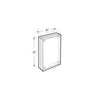 Azar Displays 6" x 4" Vertical/Horizontal Block Acrylic Sign Holder, Clear (104433)-Acrylic