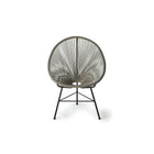 Plata Import Acapulco Chair, Grey (WR-1350-GREY)-Accent Chair