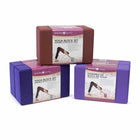 Zenzation Athletics 2-Piece Foam Yoga Block - Teal-Place under hips, hands, heels or between hands
