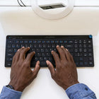JLab Audio JBuds Wireless Keyboard - Black-Easy switch between three saved devices (laptop, phone, tablet and more)