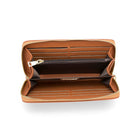 Champs RFID Zip-Around Wallet -  Tan-RFID protection