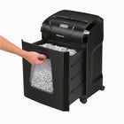 Fellowes Powershred 15C 15 Sheet Cross-Cut Shredder-5-gallon pull-out bin keeps shreds contained and workspaces clean
