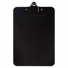JAM Paper Small Aluminum Memo Clipboard - 6" W x 9" H - Black-Color: Black. Be stylish and organized with colorful clipboards.