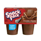 Snack Pack Chocolate Pudding 396G - 4 Pack-Made with skim milk