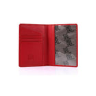 Karla Hanson RFID Protection Ingrid Deluxe Passport Holder, Red (28612RED)-Red, Leather