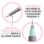 Surligneurs pastel Brite Liner Grip de BIC – Pointe biseautée – Couleurs variées – Paquet de 12-6