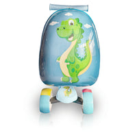 TUCCI Italy HAPPY DINO 32" Luggage Scooter - Happy Dino Scooter-Designed in Italy