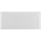 JAM Paper #10 Plastic Envelopes with Tuck Flap - 4.25" x 9.75" - Clear - 12 Pack -Colour: Clear