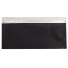 JAM Paper Enveloppes format livret ouv. côté court en alum. à fermeture « pelez et scellez », 4 x 9 1/2 po, noir, paq/100-Noir