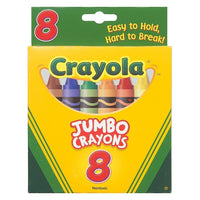 Crayola Jumbo Crayons Peggable Tuck Box - 48 Pack-Crayons provide true color, no piling, build up, or erasing of crayon layers good lay down