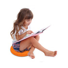 Bouncyband Little Wiggle Seat Sensory Cushion, Orange-Effective on chairs, benches or directly on floors