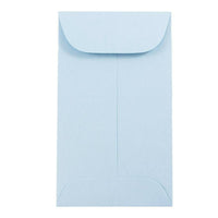 JAM Paper #3 Coin Envelopes, 2.5 x 4.25, Baby Blue, 1000 Pack-Coin Envelopes
