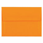 JAM Paper A6 Invitation Envelopes, 4.75 x 6.5, Brite Hue Ultra Orange, 250 Pack (80344H)-Ultra orange brite hue envelope