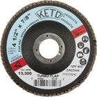 4-1/2 X 7/8 Turbo Flap Disc 40grit, 12 Pack-Qty/Pk - 12