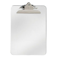 Westcott Letter Size Clear Plastic Clipboard-Letter size clipboard is perfect for any activity