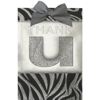 Rosedale Greeting Card, Thank You, Bow-Printed on premium coated card stock