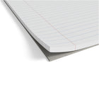 TRU RED Narrow Ruled Notepad - 5" x 8" - White - 50 Sheets/Pad - 12 Pack-Top-bound design lets you quickly flip through papers to find information