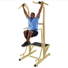 Stamina Outdoor Power Tower Pro - Yellow-Push-up station