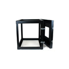 StarTech 12U 22in Depth Hinged Open Frame Wall Mount Server Rack-Open-frame rack design allows for maximum airflow, helping to keep your equipment operating temperatures cooler for smoother operation and longer lifespan