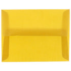 JAM Paper 4bar A1 Envelopes, 3.63 x 5 1/8, Gold Translucent Vellum, 100 Pack (1591606g)-Gold