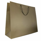 Jam Paper Gift Bags with Rope Handles - Jumbo - 20" x 16" x 6" - Bronze Matte - 24 Pack-Color: Bronze Matte