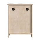 Flash Furniture - Refrigerateur de cuisine pour enfants Bright Beginnings de qualite commerciale en bois certifie Green Guard-Coins arrondis pour la securite