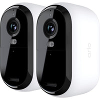 Arlo Essential Wire-Free Indoor/Outdoor 2K Security Camera (2nd Generation) - White - 2 Pack-Illuminate the scene with the Integrated Spotlight