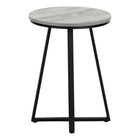 Monarch Specialties - 2176 Table D'Appoint - 22 po H/Gris/Metal Noir-8