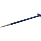 Gray Tools 15-1/4" Rolling Head Pry Bar, 1/2" Round Shank, Royal Blue Paint Finish-Shank size (inches): 1/2"