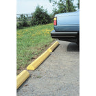 SCN Industrial Car Stops, Plastic, 4' L, Yellow-Colour: Yellow