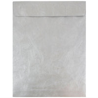 JAM Paper 11.5 x 14.5 Tyvek Envelopes, Open End Catalog with Self Adhesive Closure, Silver, 25 Pack (V021387)-Silver