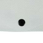 JAM Paper  - Porte-document en plastique format moyen, à bouton pression, 10 x 12 1/2 x 3/4 po, transparent, paquet de 2-Fermeture du porte-document : Bouton pression