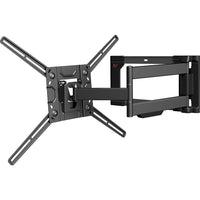 Barkan Curved / Flat Panel Dual Arm TV Wall Mount, Full Motion , Fits 32" to 80" (4400.B)-Suitable for curved/flat screens up to 80" (max 110 lbs/50 kg)