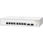 HP JL680A Instant On 1930 8-Port Gigabit Managed Switch with SFP White-(8) RJ-45 autosensing 10/100/1000 ports