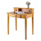 Winsome Studio Writing Desk with Hutch, Honey-Mix and match with the rest of the Studio Home Office line.