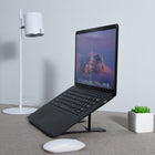 DAC MP-224 Portable Laptop Stand With 6 Height Levels - Aluminum Alloy - Black-The forward-tilt angle offers an open space for device ventilation.