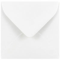 JAM Paper Mini Square Envelopes - 3.125" x 3.125" - White - 50 Pack -White Envolope