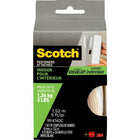 Scotch - Attaches pour l'intérieur, ¾ po x 5 pi, blanc, Paquet de 1 ensemble-Fermeture de remplacement pour les fermetures à glissière, les boutons-pression et les crochets