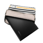 Vangoddy Luxe Series 16" Laptop Sleeve - Striped - Green-Carry your device in this sleeve conveniently and safely, inside your briefcase, purse, or backpack