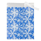 JAM Paper Foil Envelopes, 9 x 12, Blue Winter White Snowflakes, 100 Pack (01323320B)-Size: 9" x 12"