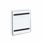 Azar Displays – Porte-affiche vertical à fixation murale avec ruban magnétique, 10/paquet (129924)-Acrylique transparent