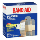 BAND-AID Brand COMFORT-FLEX Plastic Bandages, Assorted, 60 Pack-Unique shape - stays in place